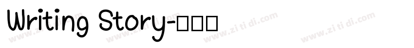 Writing Story字体转换